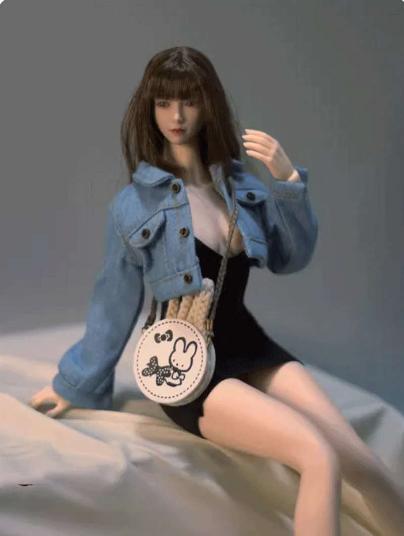 

Женская джинсовая куртка DMTOYS 1/6, модель платья для 12 дюймов tbl