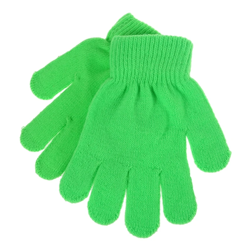 Toddler Gloves Kids Mitten Kids Gloves Full Finger Gift for 7 Colors
