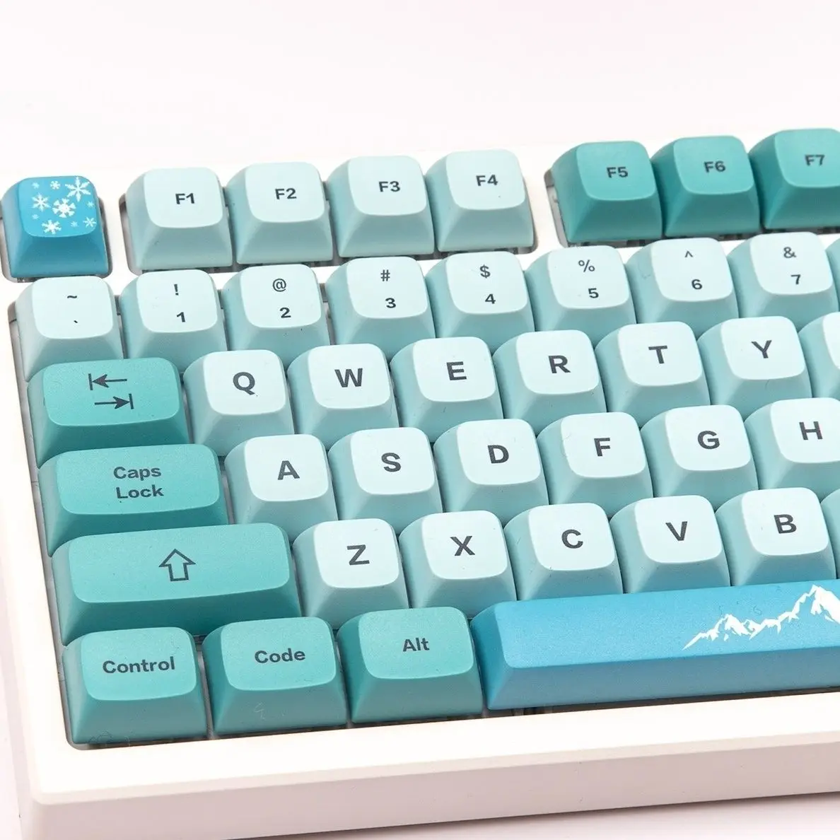 

123 Keys XDA Profile PBT Keycaps Lceberg GMK Keycap For Mx Switch Mechanical Keyboard DyeSublimation Key Caps GMMK Pro
