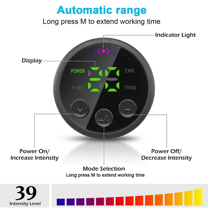 Smart Muscle Stimulator Abs Trainer Abdominal Toning Belt Muscle Toner Body Slimming Weight Loss Home Gym Fitness Equiment
