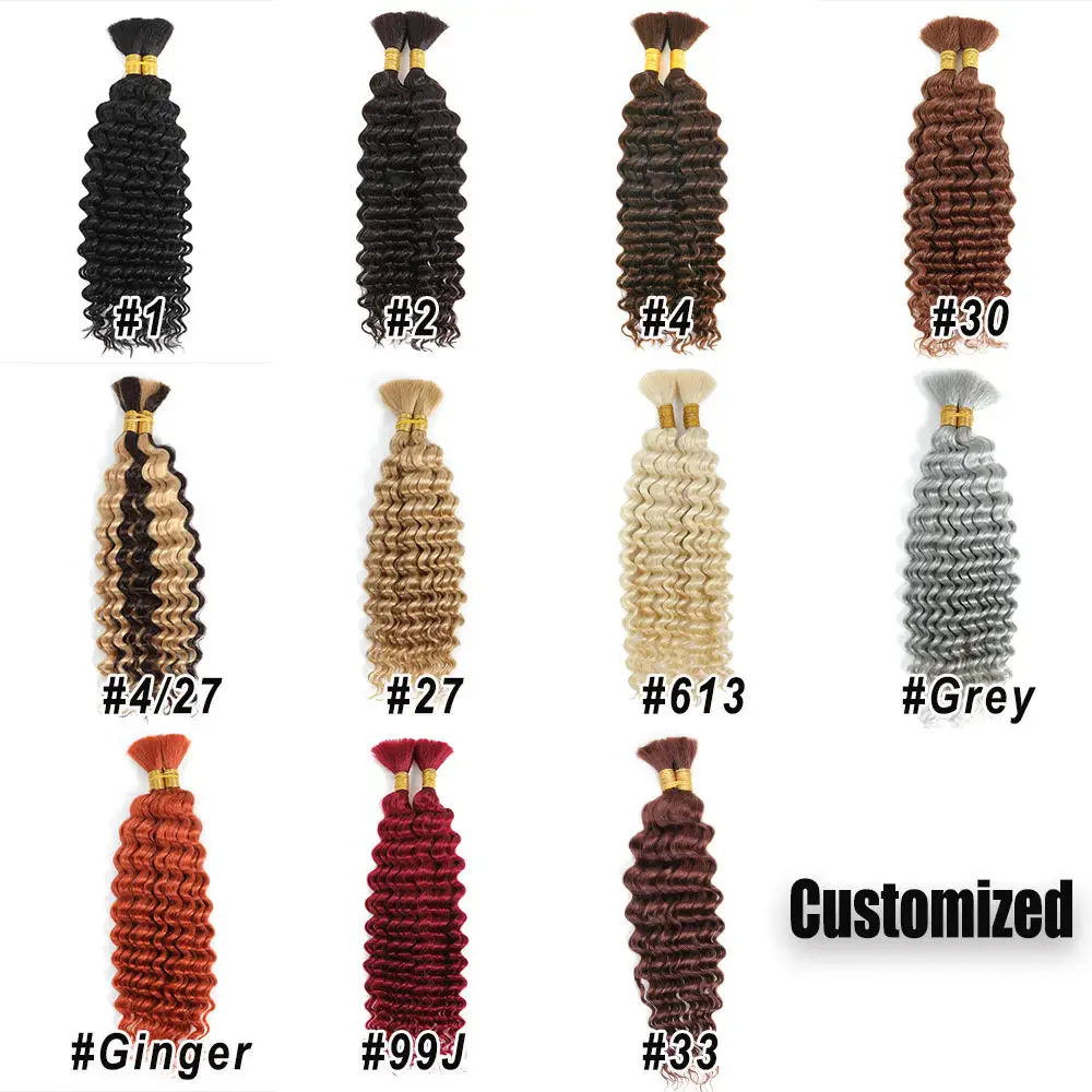 Human Braiding Hair For Boho Braids Body Wave Bulk For Braiding Knotless 100% Unprocessed Vietnamese Virgin Hair Extensions 5