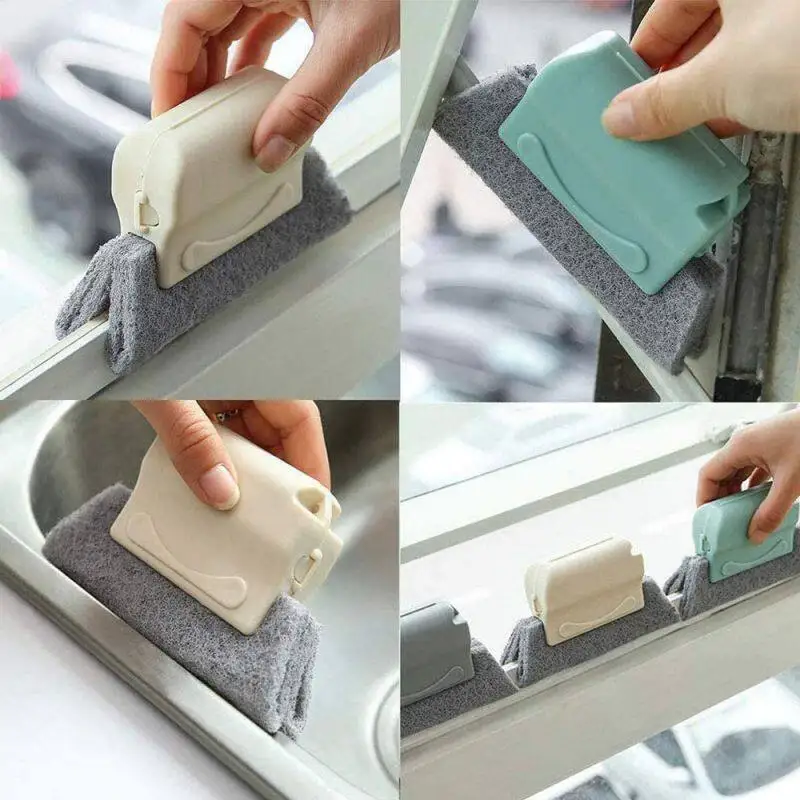  Creative Window Groove Cleaning Brush, Hand-held Crevice Cleaner  Tools, Magic Window Cleaning Brush, Quickly Clean All Window Slides and  Gaps 3pcs(Gray+Beige+Green) : Home & Kitchen