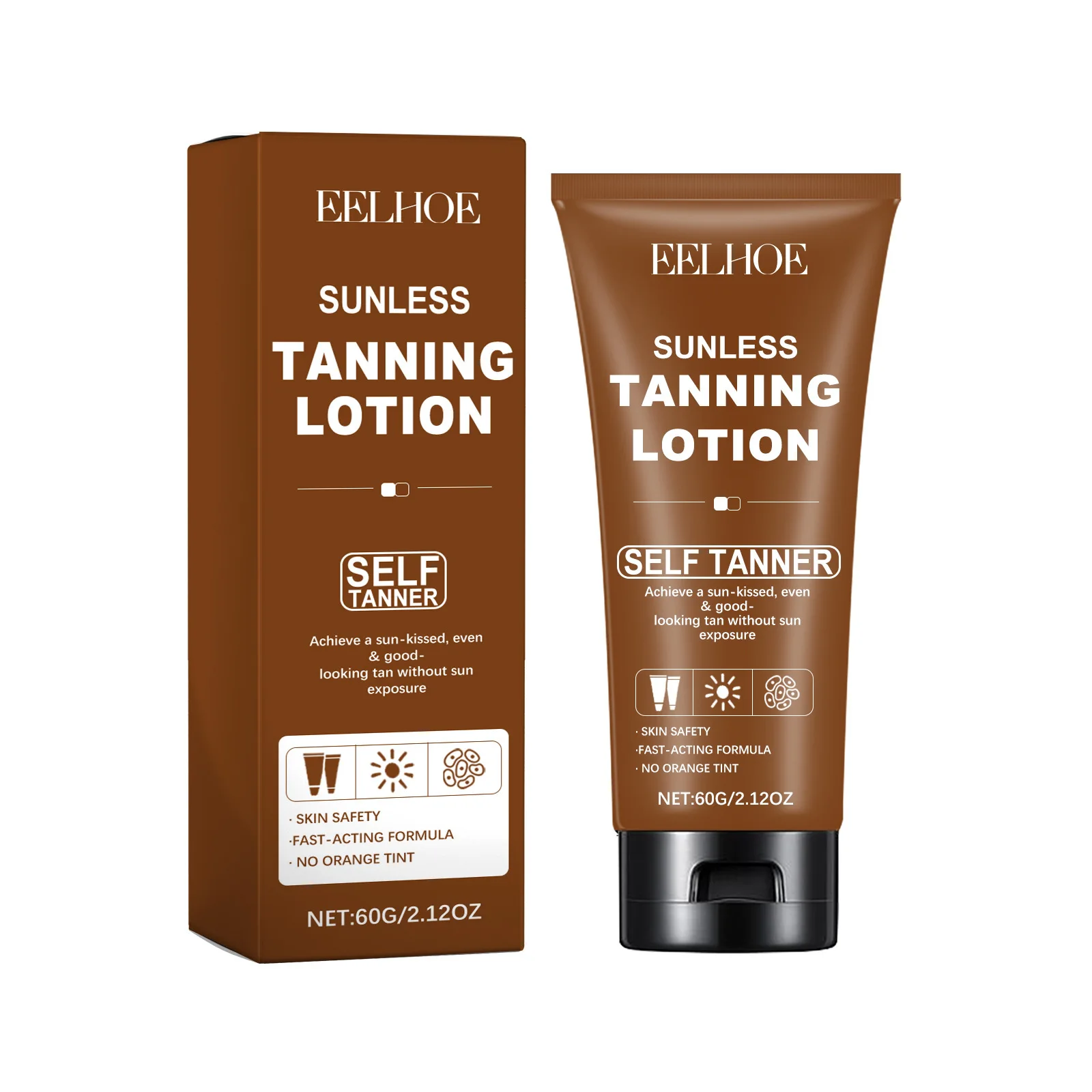 EELHOE Self Tanner Lotion Tanning Cream Sunbed Accelerator