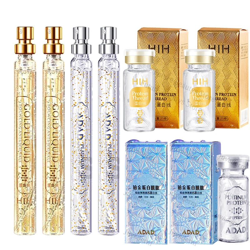 

Антивозрастная гиалуроновая кислота, 24K золото, активный коллаген, эссенция для лица, протеиновая нить, уход за кожей с сывороткой Tool для укрепления и увлажнения