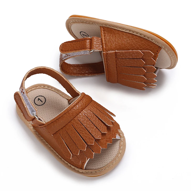 Kids Shoes Kids Sandals Baby Sandals Sandals and Clogs Summer Girl Baby Indoor Lace Sandals 0-15 Month Walking Shoes