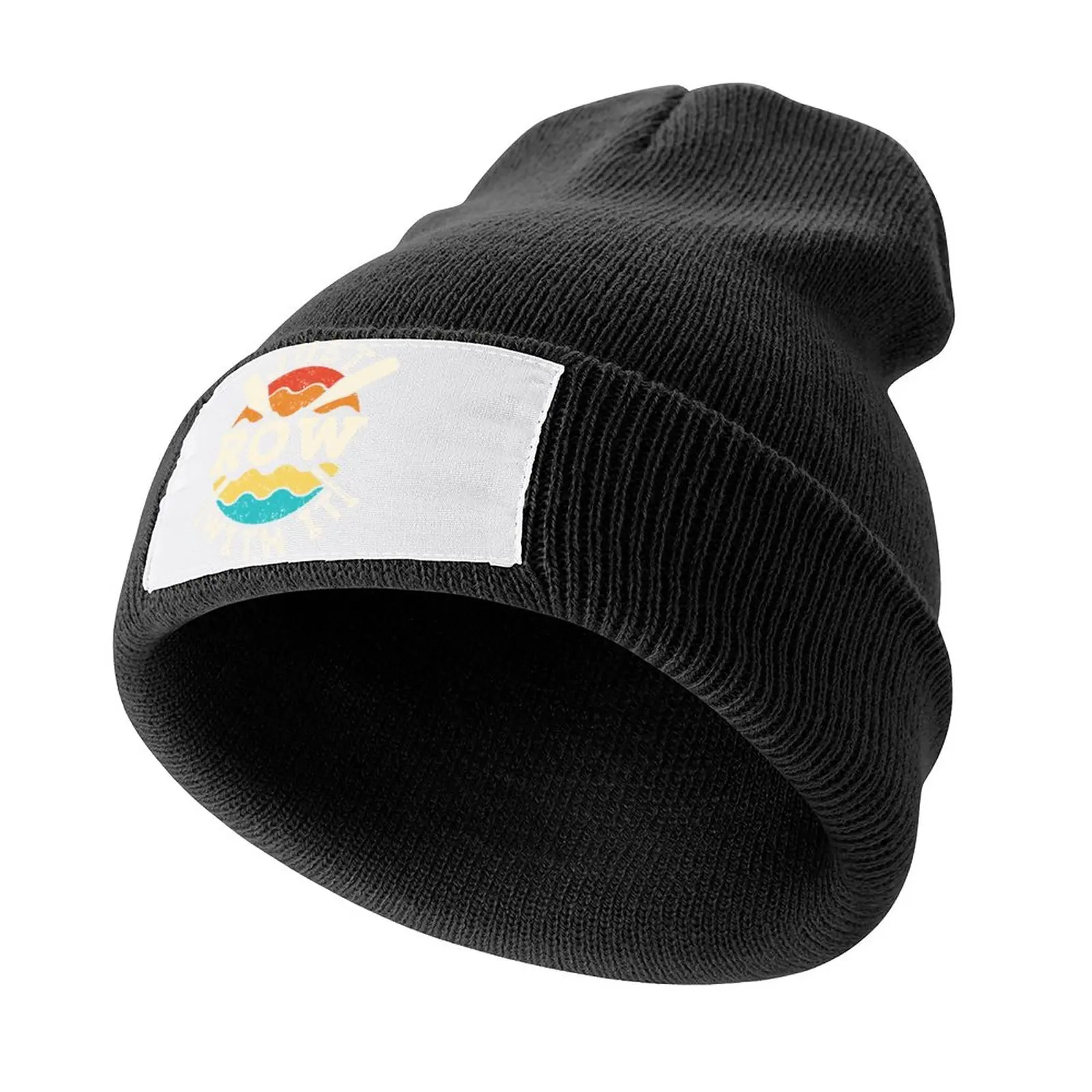 

Just Row with It Rowing Rower Crew Team Oars Knitted Hat Bobble Hat Military Tactical Caps Ball Cap Hat Men's Women's