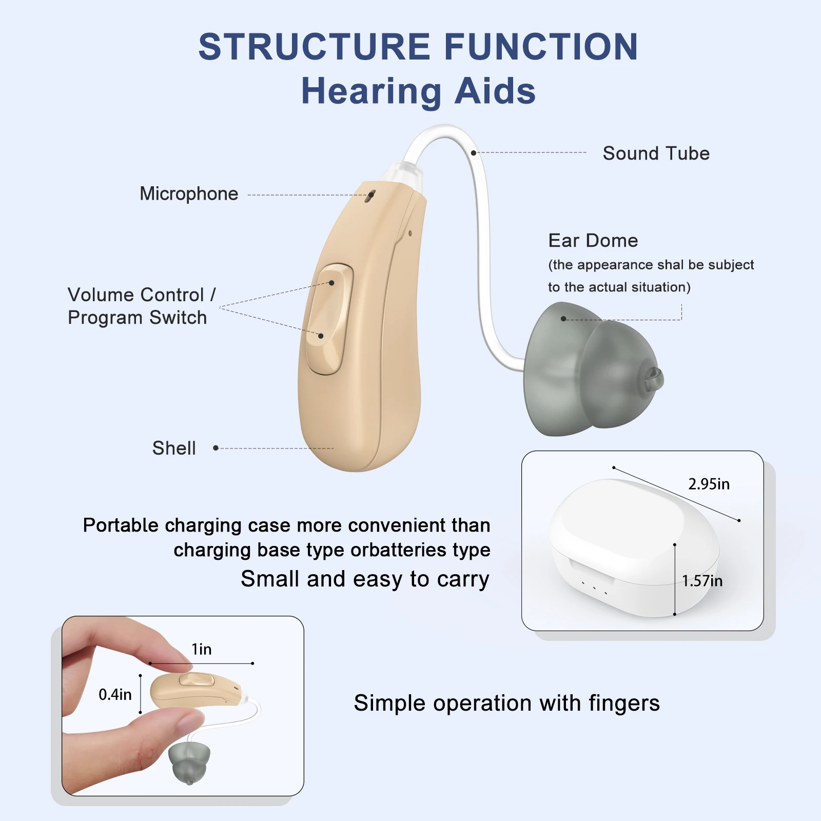 Hearing Aids for Seniors 11 Channels OTC Hearing Aids with Noise Cancelling Real Voice BTE Hearing Amplifiers Audifonos 5
