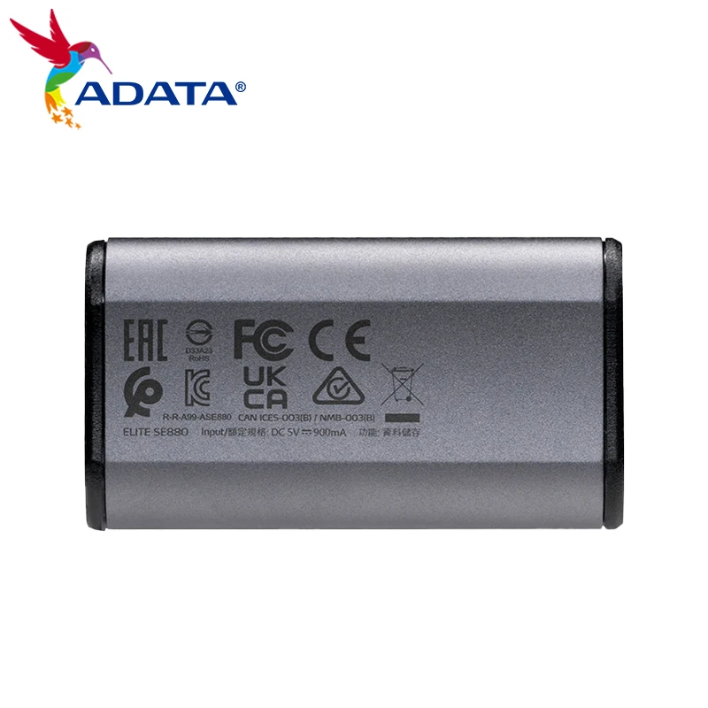 External Hard Drive Original ADATA Elite SE880 External SSD High Speed Solid State Drive Mini Portable SSD Hard Drive 1TB 500GB PSSD USB 3.2 Type-C