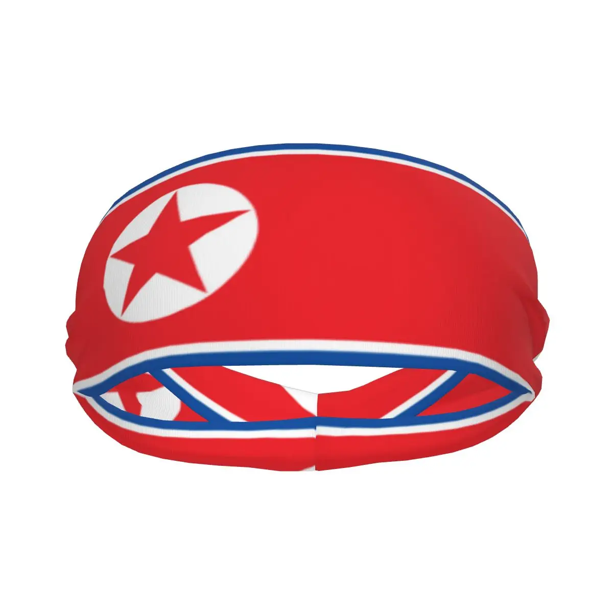 

Headband Sports Yoga Fitness Stretch Sweatband Hair Band Elasticity Headband Flag Of North Korea