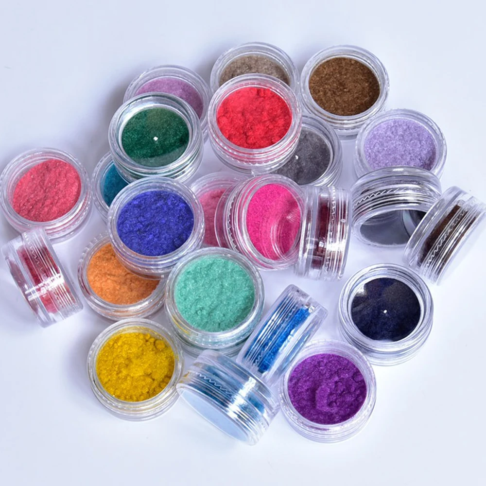 24 jars Flocking Nails Multi Colors Velvet Powder Dust Cashmere Nail Art Pigment Fuzzy 3D Chrome Soft Powders dhd5w
