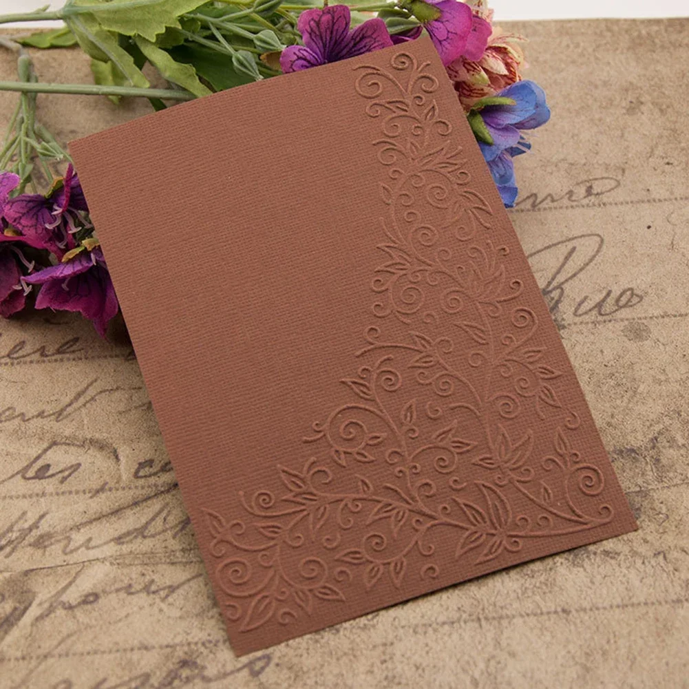 Scrapbook Material Plastic Flower Leaves Embossing Folders For Cards Making Tools New Template Mold Stamp Stencils Supplies plastic embossing folder,embossing folder