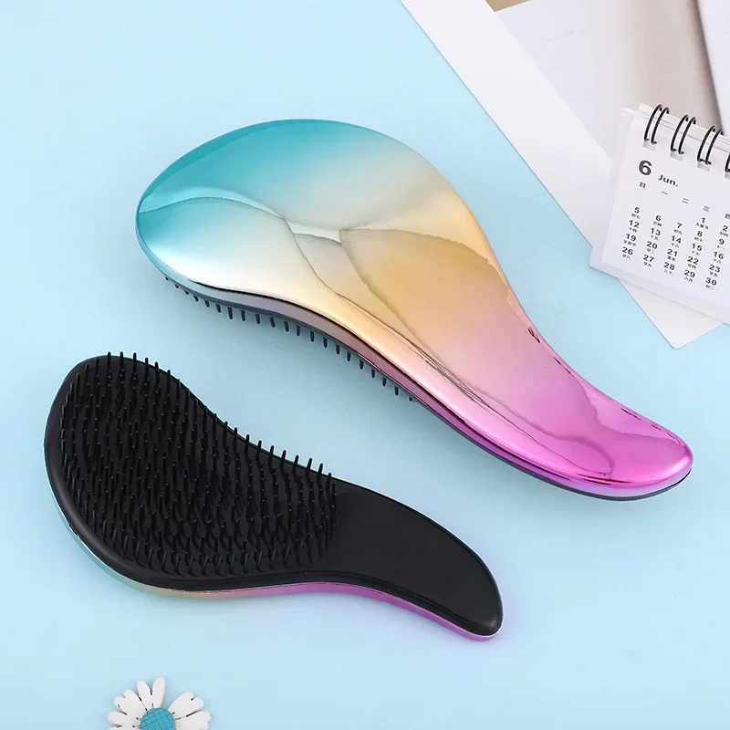 Hair Comb Curly Hair Brush Hair Brush Comb Hair Comb Set Colorful Hair Brush Children and Women Shiny Anti-knot TT Hair Comb Reduce Loss Detangling Brush Scalp Massage Comb