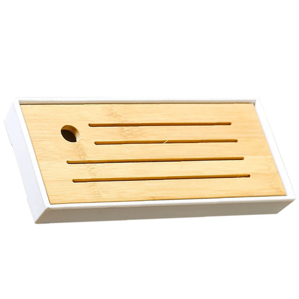 

Tea Tray Drain Board Kitchen Dish Drainer Drying Rack Pallets Draining Holder Drip Pan Set Serving