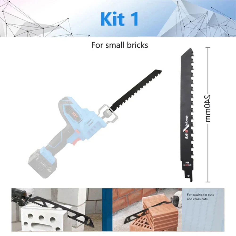 Reciprocating Saw Blade Cutting Red/Grey Brick And Stone For Saber Saws All-Purpose Demolition Masonry Reciprocating Saw Blade