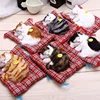 Stuffed Toys Lovely Simulation Animal Doll Plush Sleeping Cats Toy with Sound Kids Toy Decorations Birthday Gift For Children 3