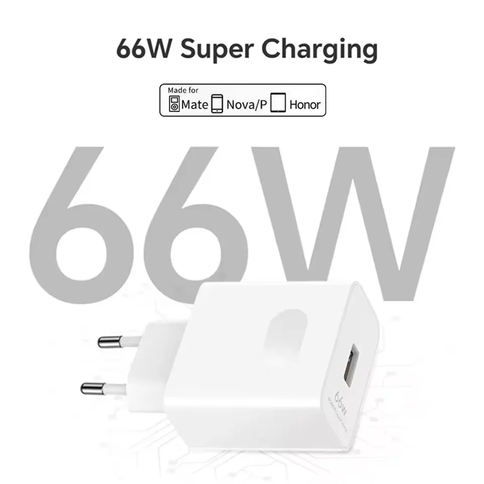 66W 6A Super Fast Charger For Huawei Mate 40 50 60 P50 P60 Nova 12i 13i Pro HONOR 200 Lite X8 X9 Type C USB Quick Charging Cable
