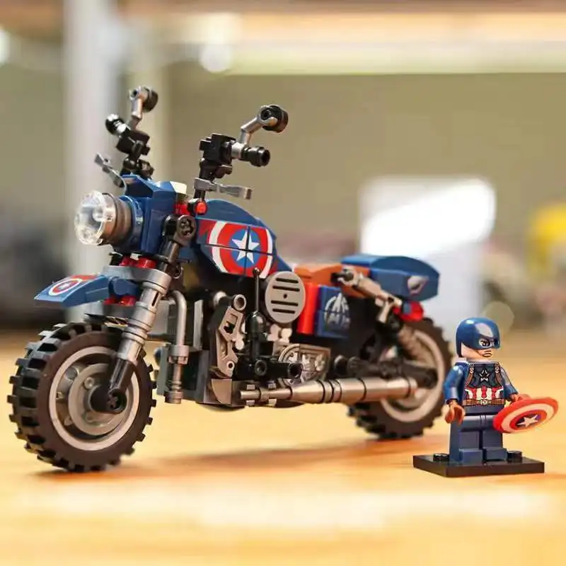 

New Motorcycle Racing Series Motorcycle Model Building Blocks Collectibles Hobbies Birthday Gift Toy Building Block for Children