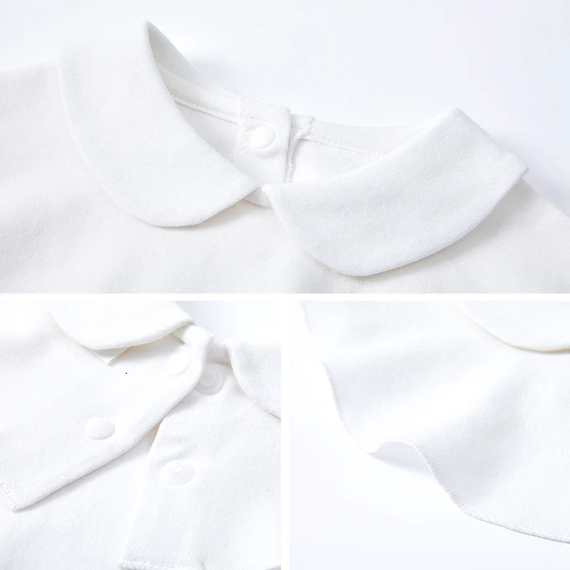 소년 소녀 분리형 옷깃 셔츠 칼라 아이 가짜 칼라 장식 코튼 화이트 거짓 피터팬 칼라 블라우스 Neckwear 1-10T