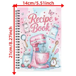 A5 Recipe Notebook for Easy and Delicious Culinary Creations (1 book)