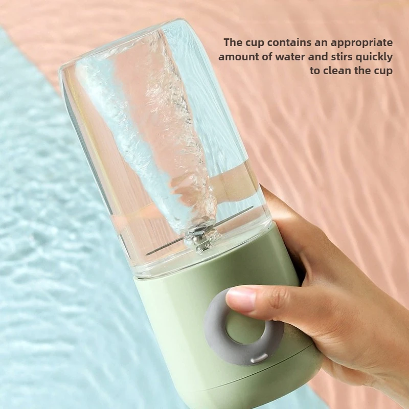 500ML Electric Juicer Portable Smoothie Blender 6 Knife Mini Blenders USB Wireless Rechargeable Mixer Juicers Cup For Travel 4