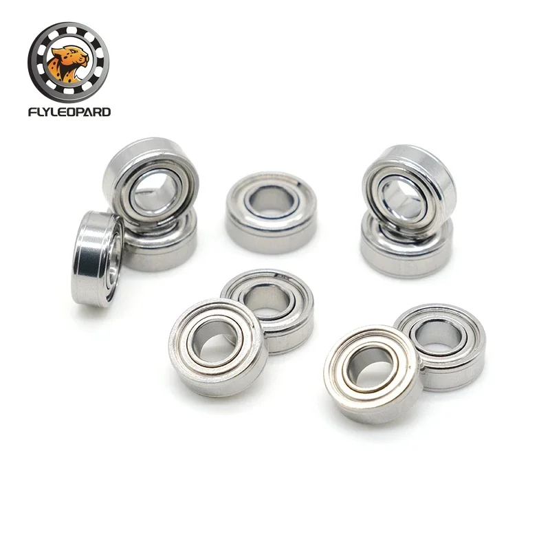 Stainless Steel High Precision Small Ball Bearing with ZZ Shield and 2RS Rubber Seal (5x11x4) - Available in Packs of 5, 10, or 20