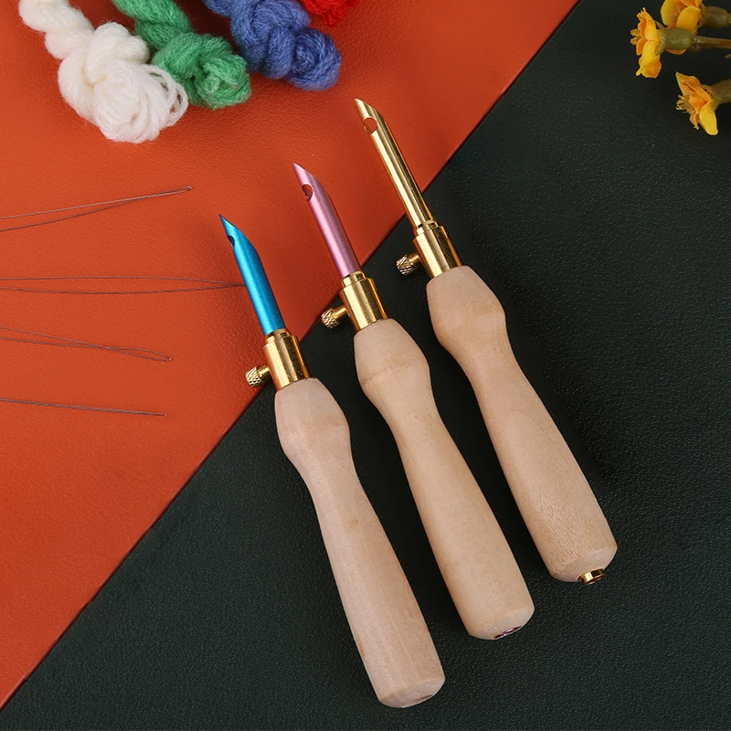 Embroidery Punch Needles Stainless Steel Hand Sewing Accessories Knitting  Needle