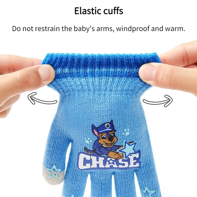 Paw Patrol Gloves for Girl Boy Autumn Kids Winter Gloves Skye Chase Non Slip Breathable Keep Warm Mittens Kid Toy Christmas Gift 5