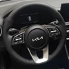 غطاء عجلة قيادة السيارة جديلة من الجلد الصناعي لكيا K5 أوبتيما 2019 Cee d Ceed 2019 Forte Cerato (AU) 2018 اكسسوارات السيارات