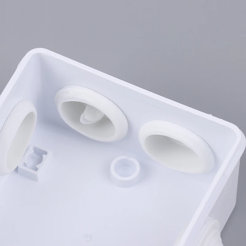 1pc IP65 Waterproof White PVC Electrical Enclosure for Indoor and Outdoor Wiring
