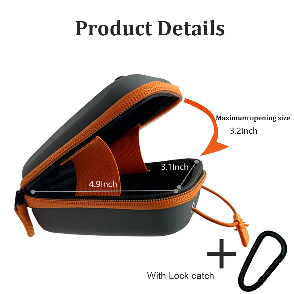 Description Picture 2 of itemGolf Bag Portable Golf Rangefinder Organizer Golf PU Laser Rangefinder Pouch Instrument Shockproof Golf Waist Packs