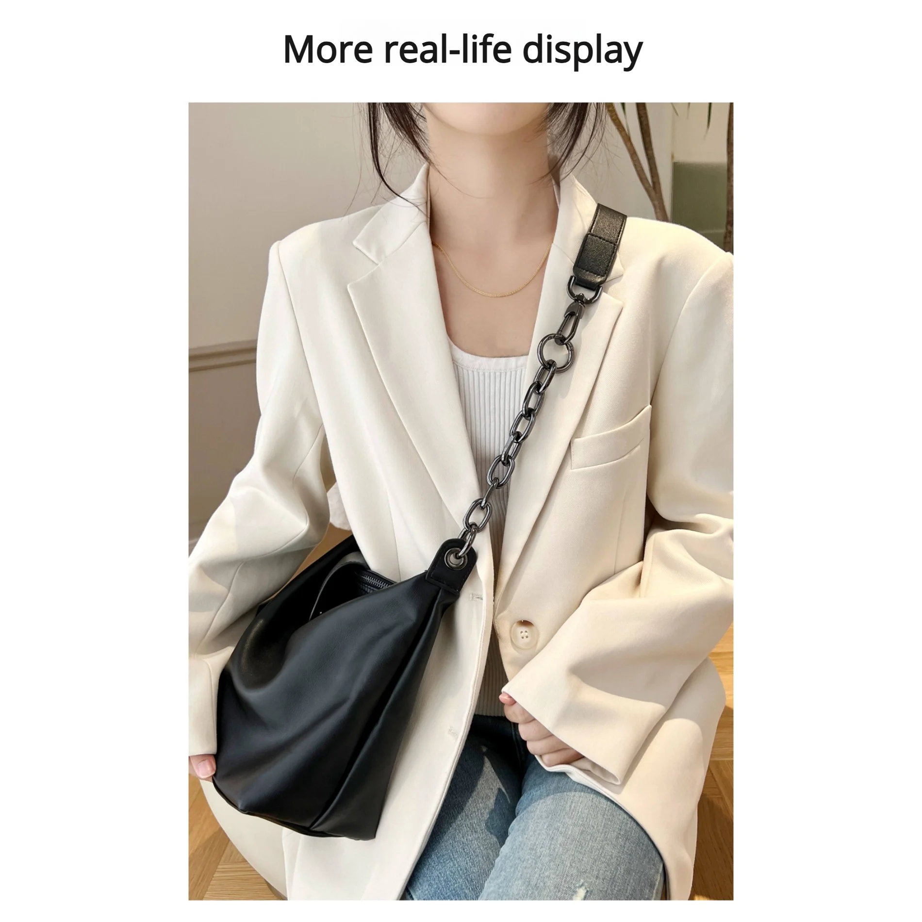 Extended Chain For Longchamp Hobo Exquisite High-end Fashion Diy Chain Shoulder Replacement Strap Bag Modification Accessories