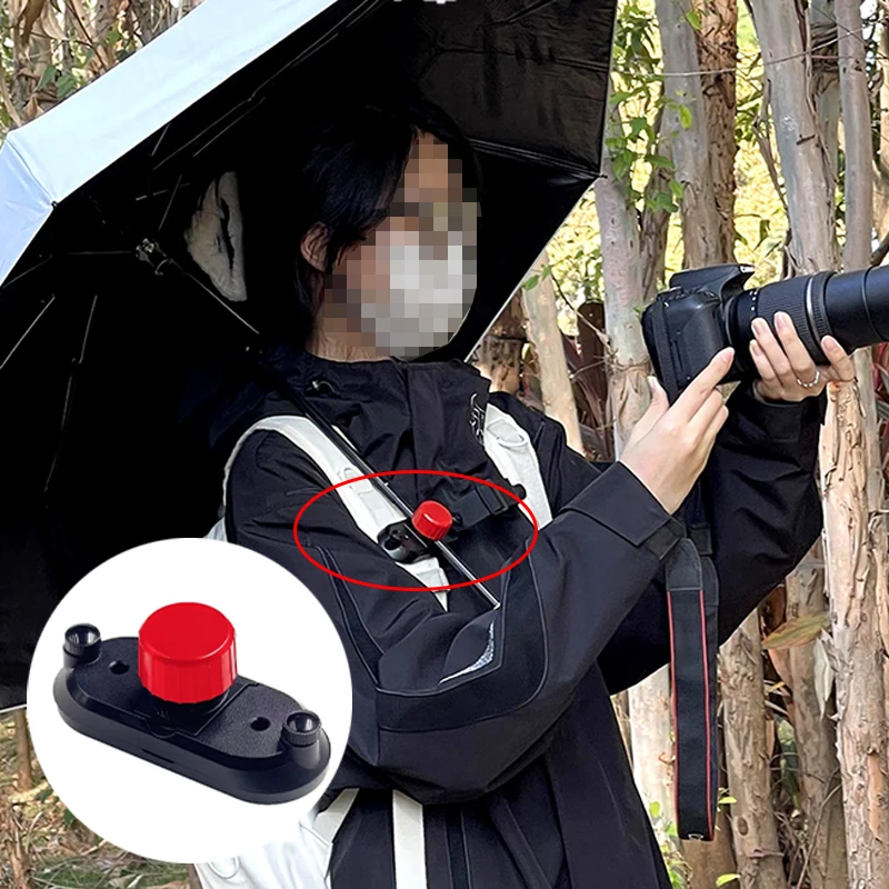 Umbrella Holder Backpack Clip Umbrella Holder Handsfree Multifunctional Clip for Backpack Photo