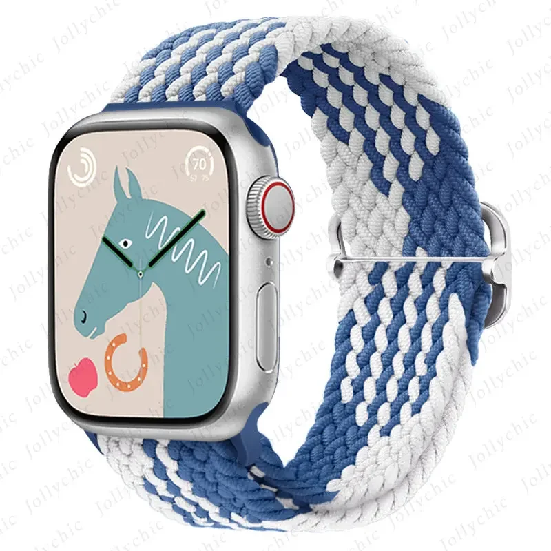 Braided Solo Loop Strap for Apple Watch - Stylish and Comfortable Wristband Accessory