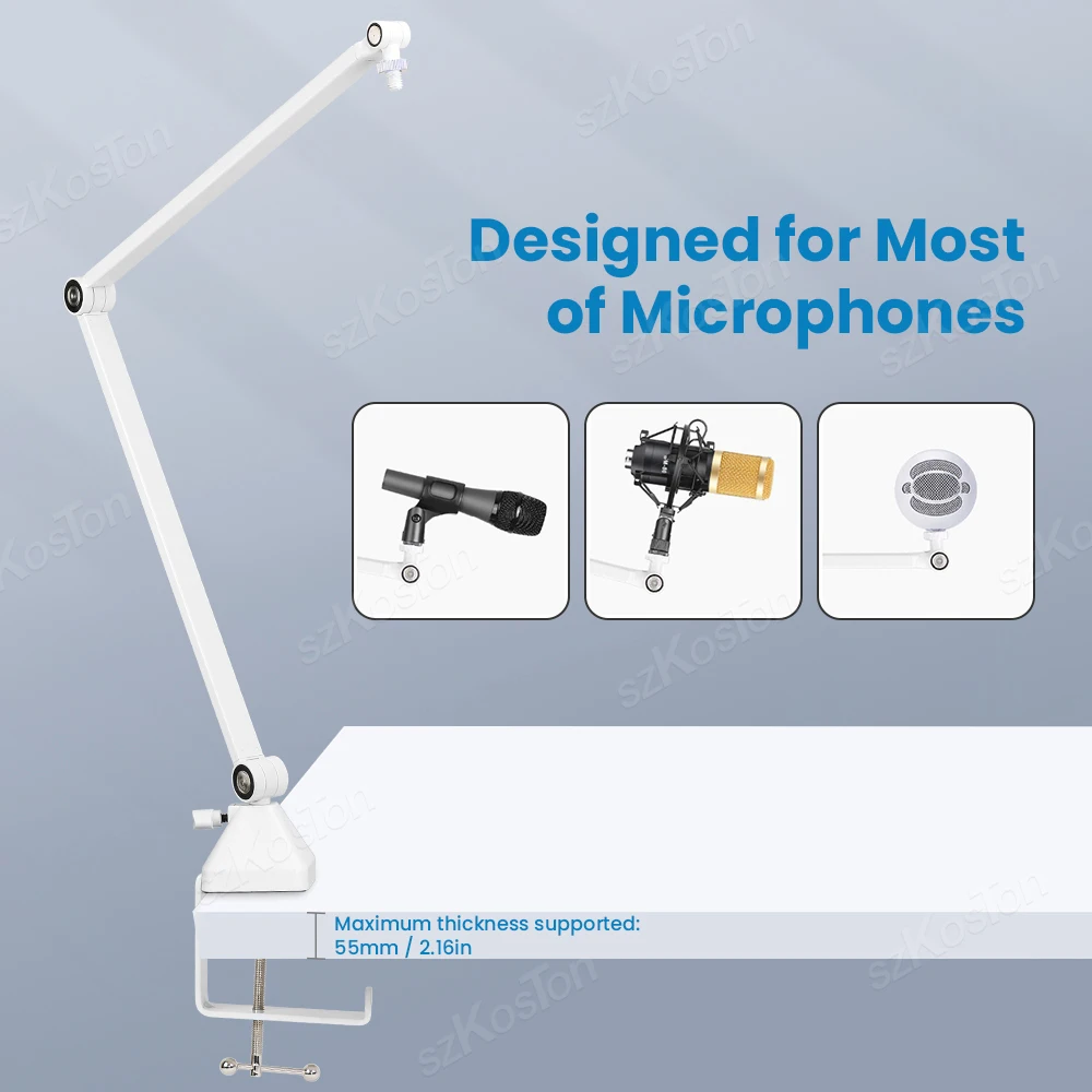 Adjustable Microphone Stand Suspension Boom Scissor Arm Stands for A8 A6V K658 K688 K669 Mic USB Condenser Microphone Recording