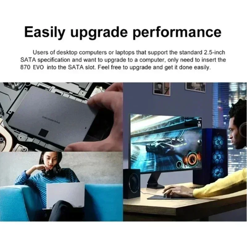 XIAOMI MIJIA Solid State Disk SSD 870 EVO 1TB2TB4TB Internal HDD Hard Drive Sata3 2.5 Inch For Laptop Microcomputer Desktop