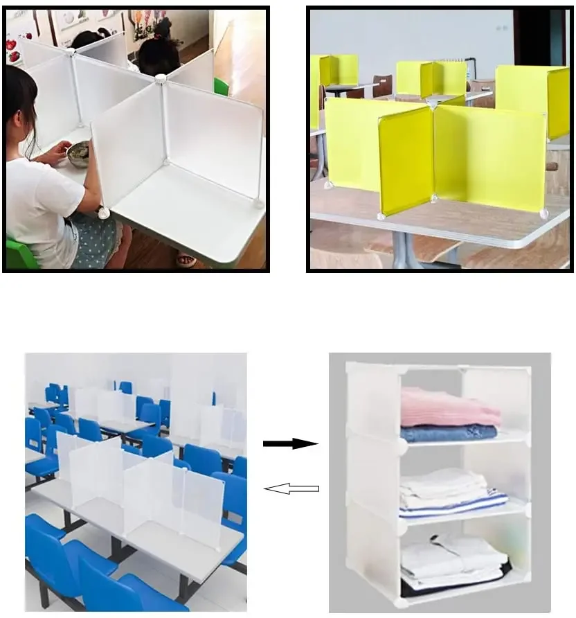 Rangement De Cubes De Fil, Connecteurs De Cubes Connecteurs De Cube De Stockage En Plastique, 40pcs Organisateur Modulaire Clip De Boucle Pour L'organisateur De Stockage De Placard Modulaire Et étagè