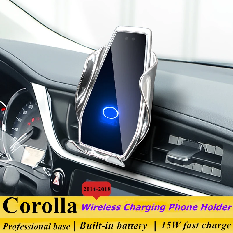 For 20142018 Toyota Corolla Levin Phone Holder Wireless Charger Car