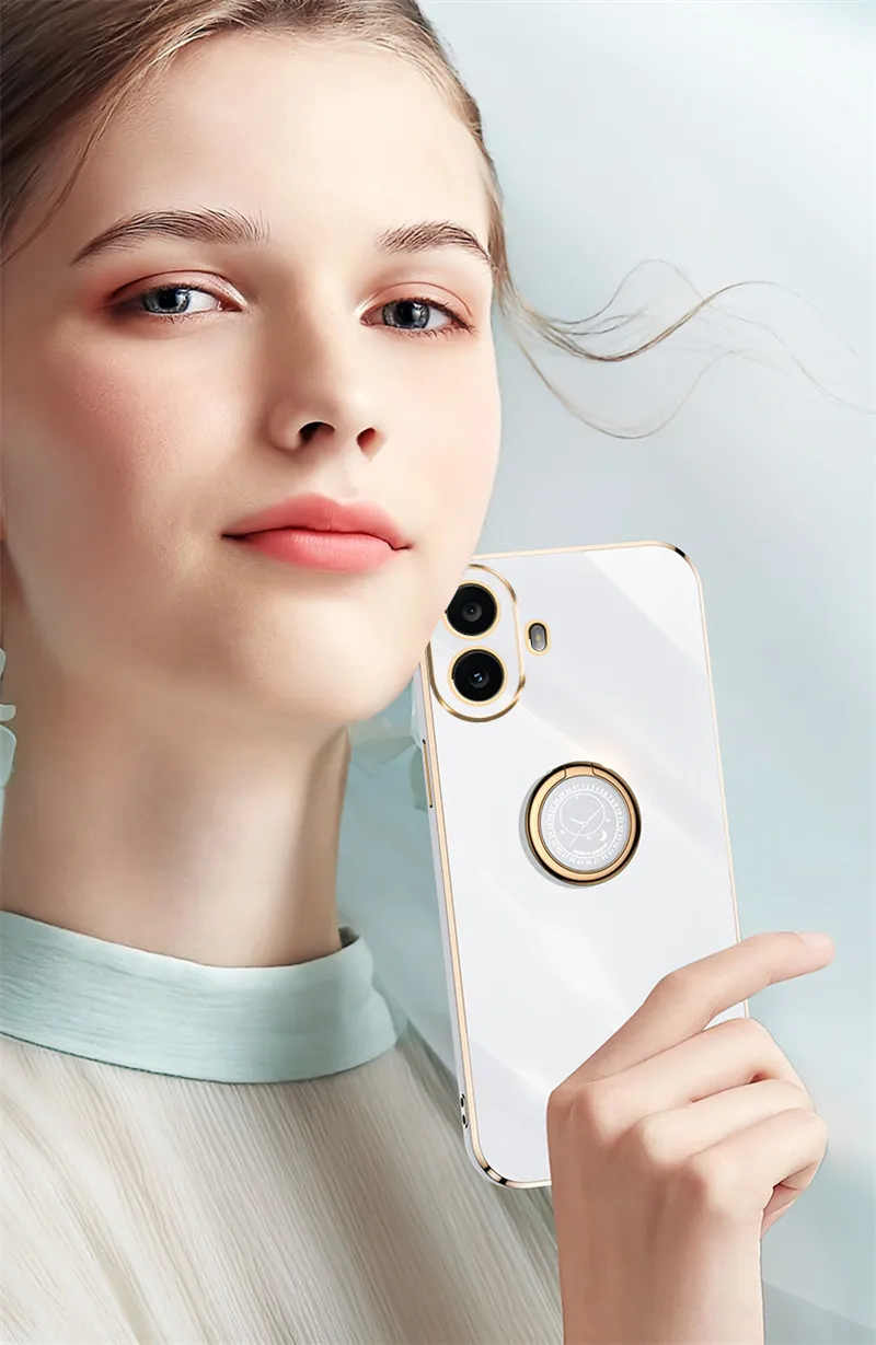 Plating Silicone TPU Bumper Soft Back Cover Matte Phone Case