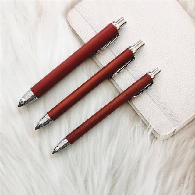 Set 3 Matite Meccaniche In Metallo Con Mine HB 0.5 Mm - Include Gomme E Ricariche, Perfette Per Disegno E Scrittura (Colore Argento)