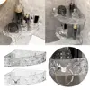 Water Ripple Bathroom Storage Rack Plastics Thickening Wall Storage Rack Punch Free Shower Gel Storage Rack Bathroom 1