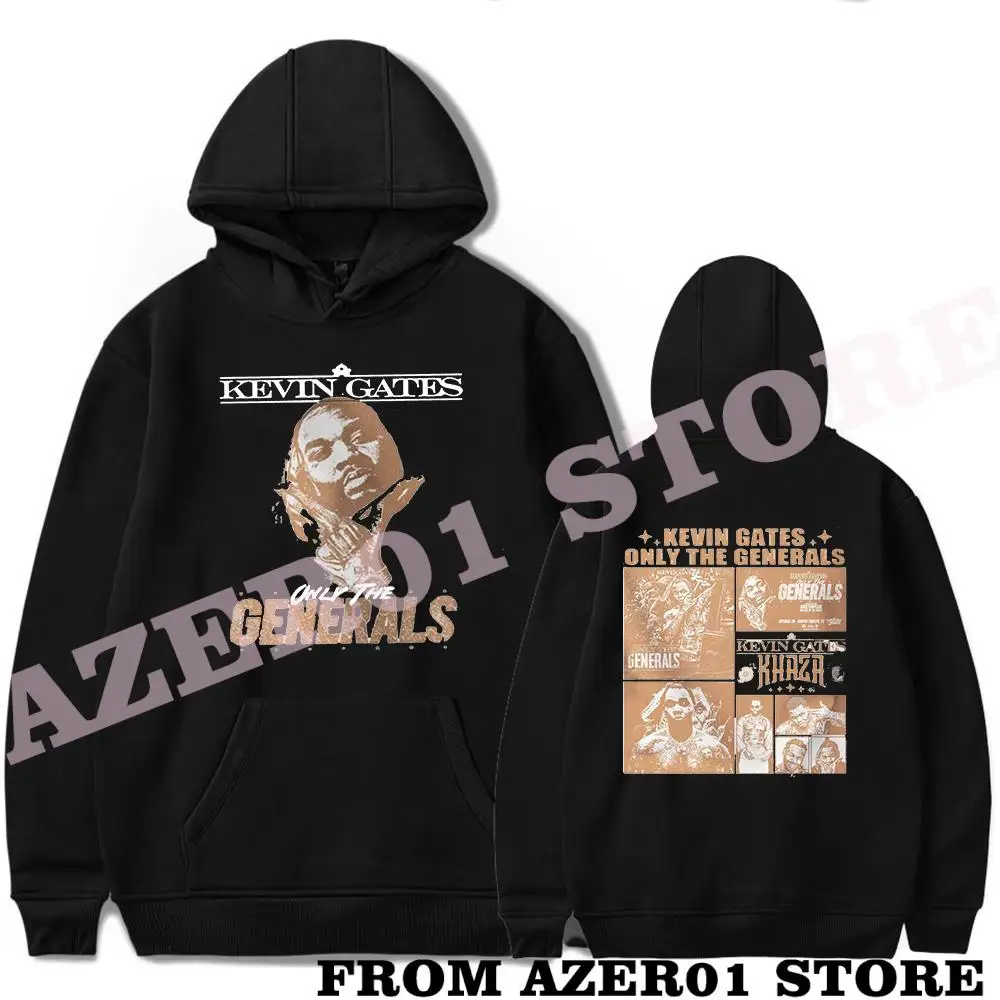 

Толстовка с капюшоном Kevin Gates Generals Tour Merch, Зимняя Мужская/Женская милая уличная одежда, свитшот с длинным рукавом и новым логотипом