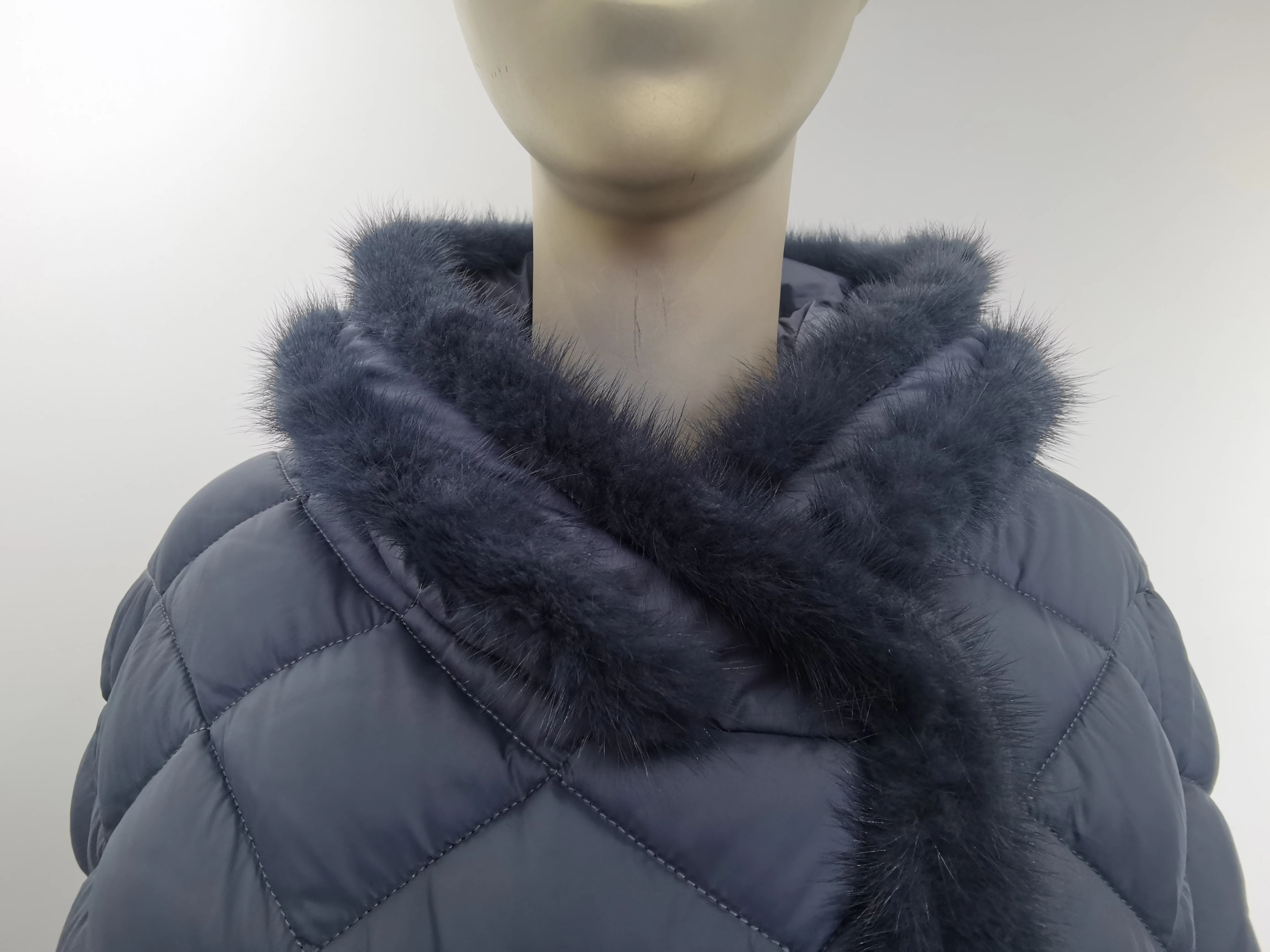 VERALBA Women's Long Down Jacket With Fur Collar Hat Fashion Warm Design Clothing 2022 2023 the Latest Coat Puffer Female Winter