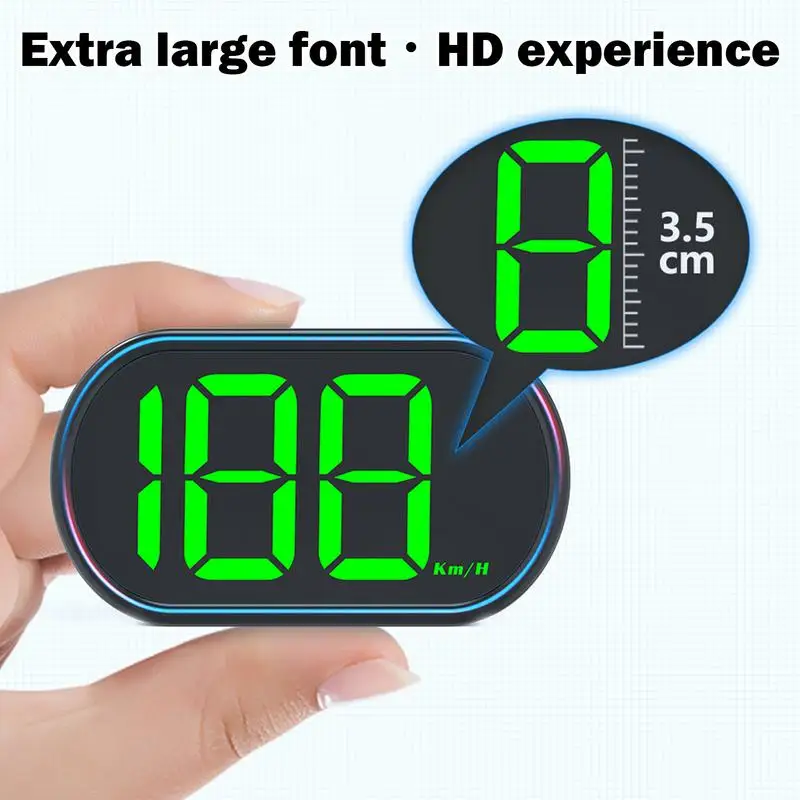 HD 자동차 헤드업 디스플레이, 3.2 인치 LED 스크린 HUD 프로젝터, 디지털 속도계, 플러그 앤 플레이, OBD2 GPS 헤드업 디스플레이