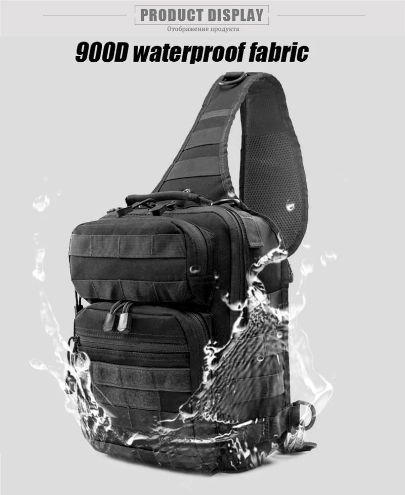 FREE KNIGHT Large Military Sling Tactical Men Sling Backpack ®Sling