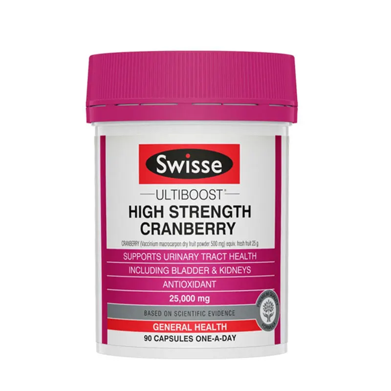 

Swisse Cranberry Capsules High Concentration Essence Female Ovarian Maintenance Care Urinary System 90