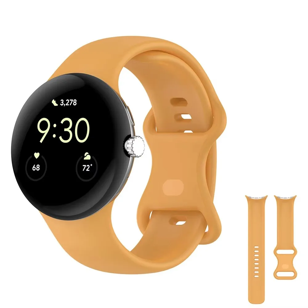 Enhanced Silicone Sport Watch Strap - Replacement Band Accessory