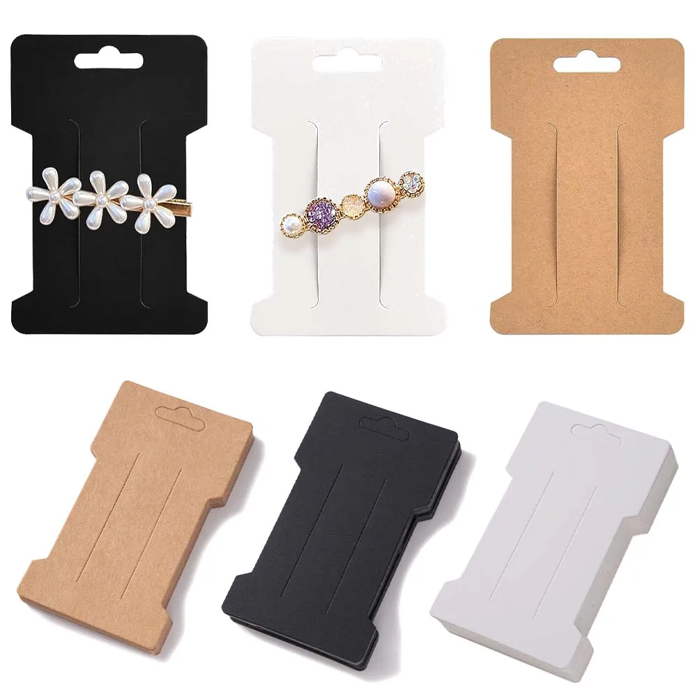 50 Stück Haarschmuck Display Karten Aus Kraftpapier - Perfekt Für Haarspangen, Haargummis & Broschen