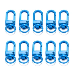 Alloy Snap Lobster Clasp Hooks for DIY Jewelry and Accessories (10 - Pack) Wholesale (Blue)