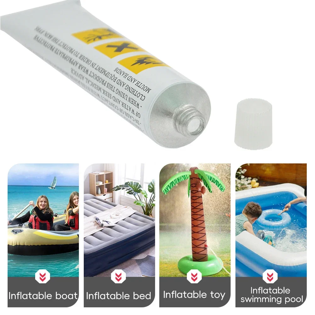 1Pc Strong Repair Glue For Boats Swimming Pool Lifebuoy Pad Repair Glue Waterproof Adhesive Sealant For Rubber Liquid Latex Pvc