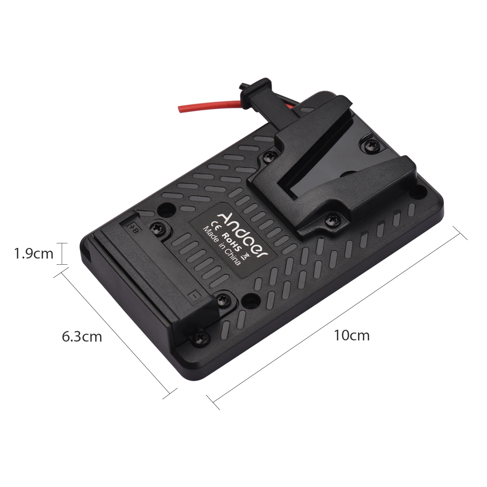 Andoer V-lock Battery Back Pack Plate Adapter Replacement For Sony V-Mount Battery External camera accessories battery charger adapter